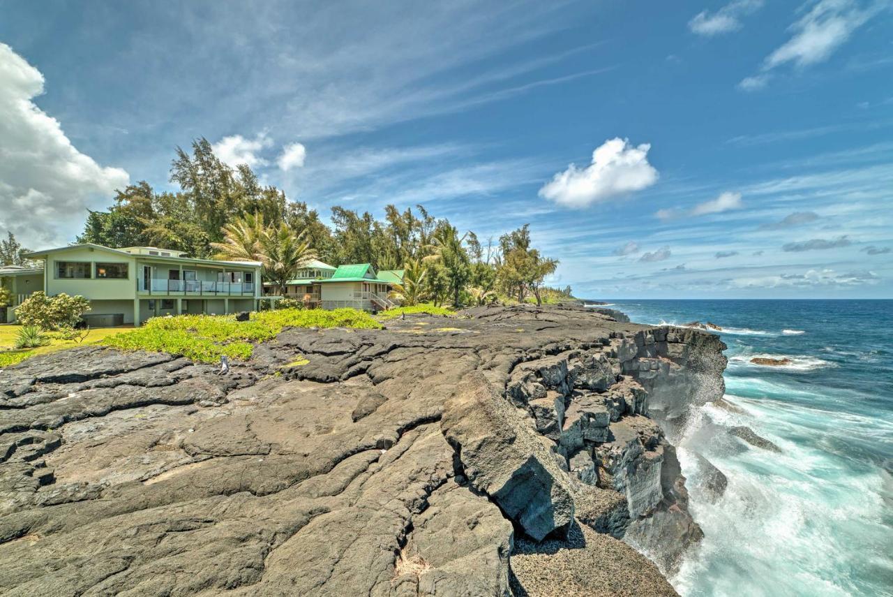Direct Oceanfront, Big Island Home 키아우 외부 사진