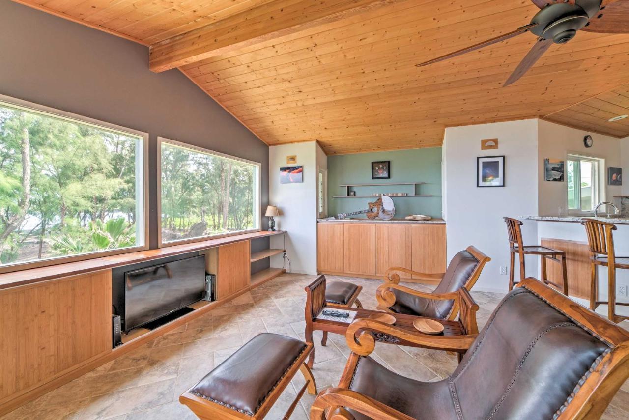 Direct Oceanfront, Big Island Home 키아우 외부 사진