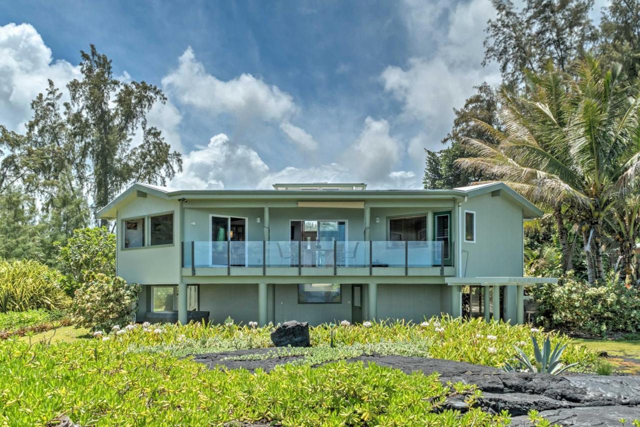 Direct Oceanfront, Big Island Home 키아우 외부 사진