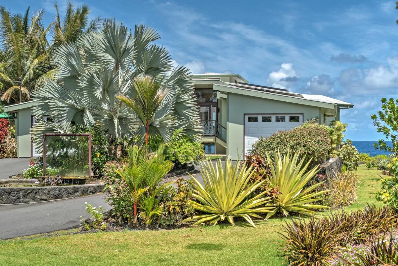 Direct Oceanfront, Big Island Home 키아우 외부 사진