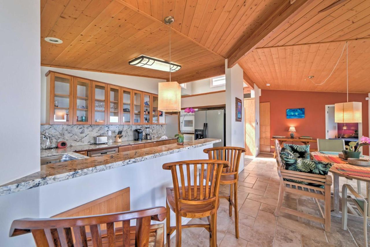 Direct Oceanfront, Big Island Home 키아우 외부 사진